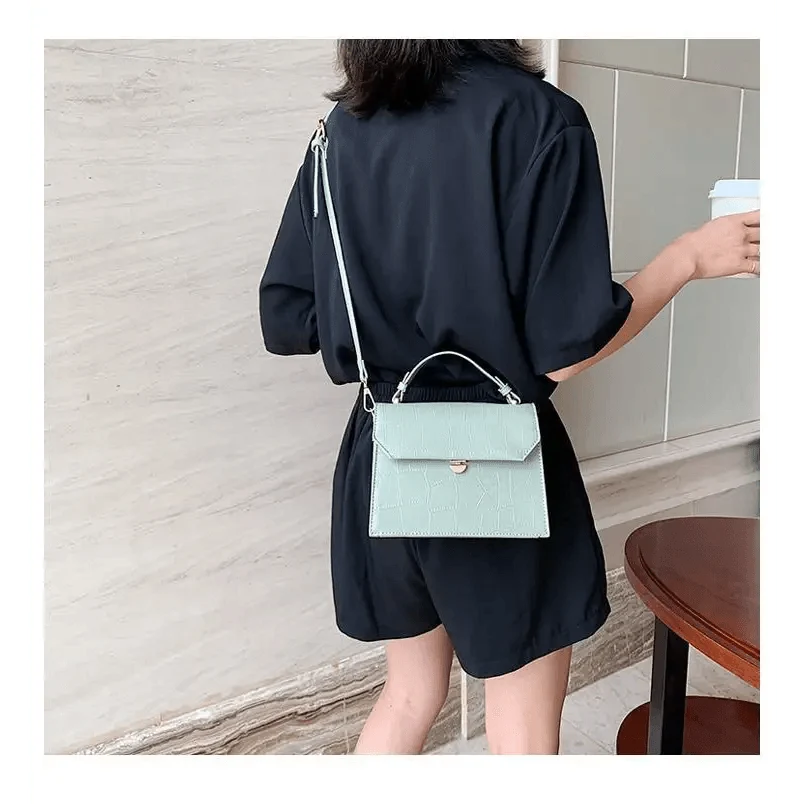 Luxury Snow White Crossbody Bags For Women And Girls Small PU Leather Handbag - Ladies Designer Evening Bags
