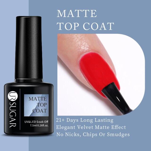 Matte Pink Blue Gel Nail Polish Semi Permanent LED Nail Art Design Elegant Warm Colors For Womens