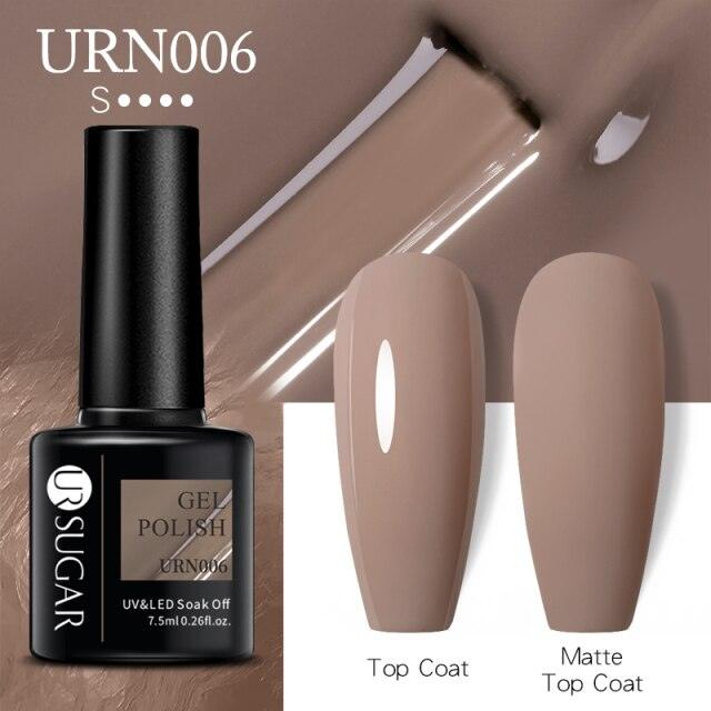 Matte Pink Blue Gel Nail Polish Semi Permanent LED Nail Art Design Elegant Warm Colors For Womens