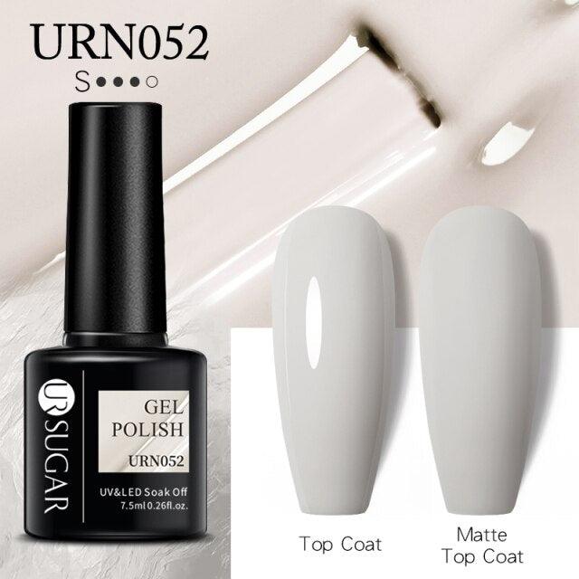 Matte Pink Blue Gel Nail Polish Semi Permanent LED Nail Art Design Elegant Warm Colors For Womens