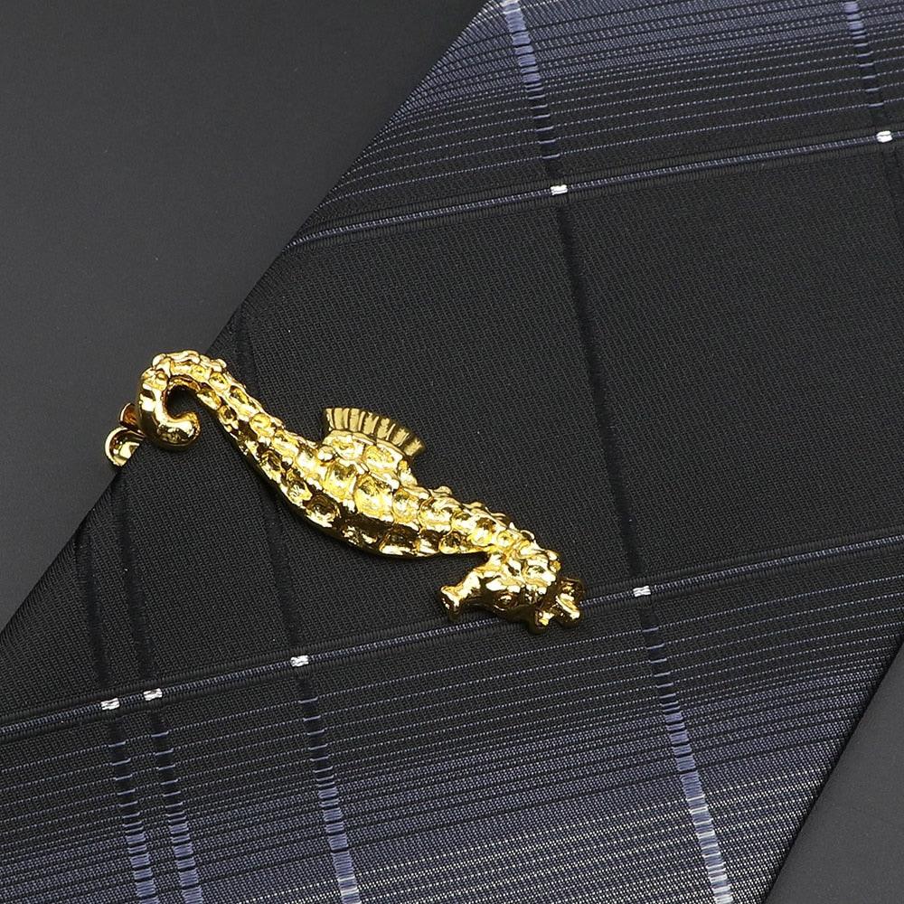 Men's Metal Tie Clip Vintage Unique Shape Bright Stainless Steel Necktie Clasp Gentleman's Party Luxury Tie Bars Clips Wedding Luxury Design Accessories For Men