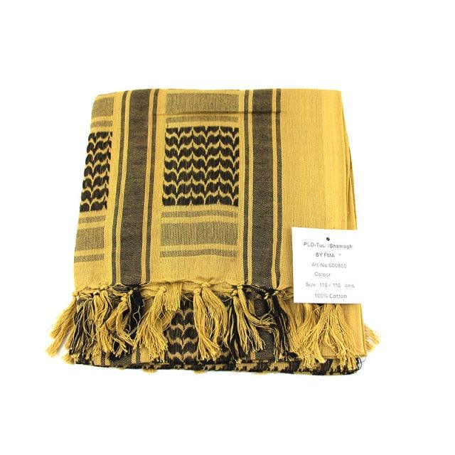 Military Arab Keffiyeh Shemagh Scarf Cotton Winter Shawl Neck Warmer Cover Head Wrap Windproof Tactical Camping Scarf Men Women Shemagh Keffiyeh Men Arab Kufiyah Keffiyeh Arabic Muslim Head Wrap Men Scarf Shawl