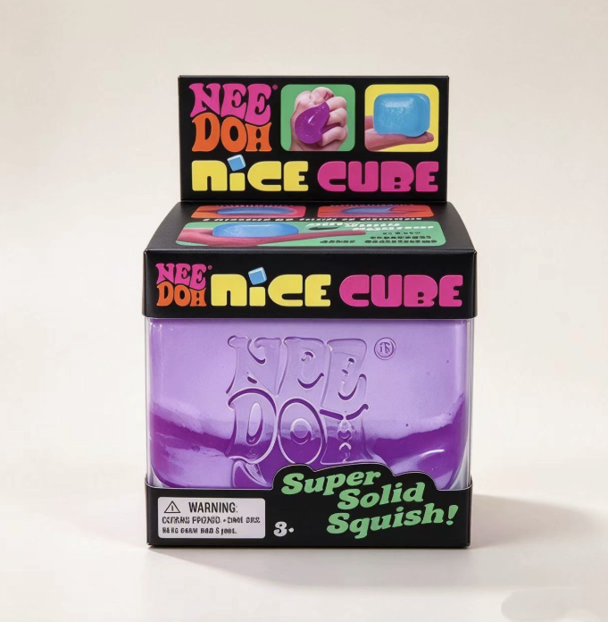 NeeDoh Nice Cube Sensory Squishy Fidget Toy Stress Relief Assorted