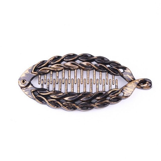 New Fashion Hair Clips Women Banana Barrettes Plastic Color Rhinestone Hair Claws Pins Clamps for Girls Ponytail Mohawk Bun Maker Accessories For Curly Hair Women