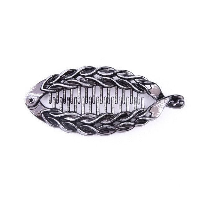 New Fashion Hair Clips Women Banana Barrettes Plastic Color Rhinestone Hair Claws Pins Clamps for Girls Ponytail Mohawk Bun Maker Accessories For Curly Hair Women