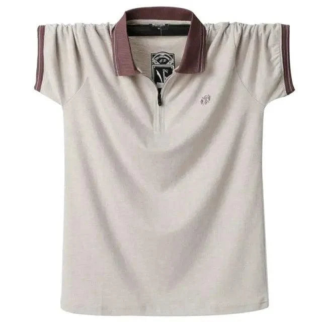 New Fashion Vintage Polo Men Soft Cotton Breathable Men Polo Shirt Men Polo Double Side Slim Fit  Short Sleeve Polo T-Shirt Casual Slim Fit Men Pure Breathable Tee Tops Comfortable Shirt