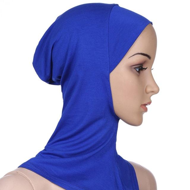 New Luxury Fashion Winter Soft Colorful Inner Hijab Cap Muslim Turban Hijab Caps Muslim Under Scarf  Women Lightweight Hijab Bonnet Muslim Women Elegant Scarf Turbans Head For Women Women's Hijabs Hijab Caps Hat For Women