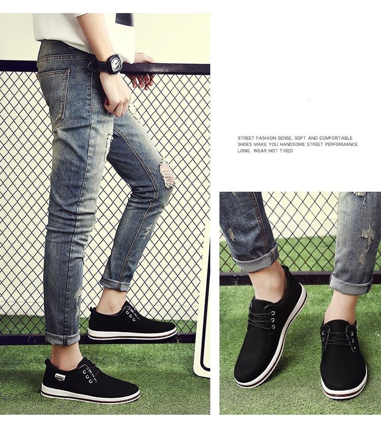 New Men's Flats High Quality Casual Shoes Handmade Shoes Casual Sports Flats Men Lightweight Comfortable Walking Shoes Outdoor Walking Sneakers For Mens