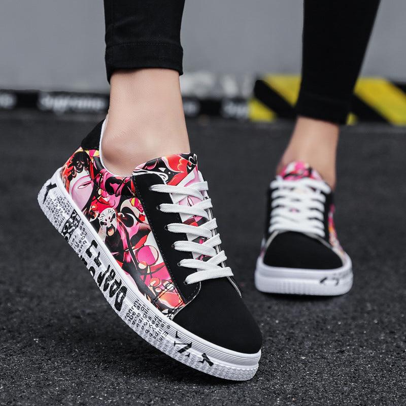 New Mens Colorful Flat Sneakers Casual Fashion Lace-Up Canvas Sport Classic Multicolor Casual Shoes Spring Autumn Vulcanized Mens Sports Walking Jogging Non Slip Sneakers