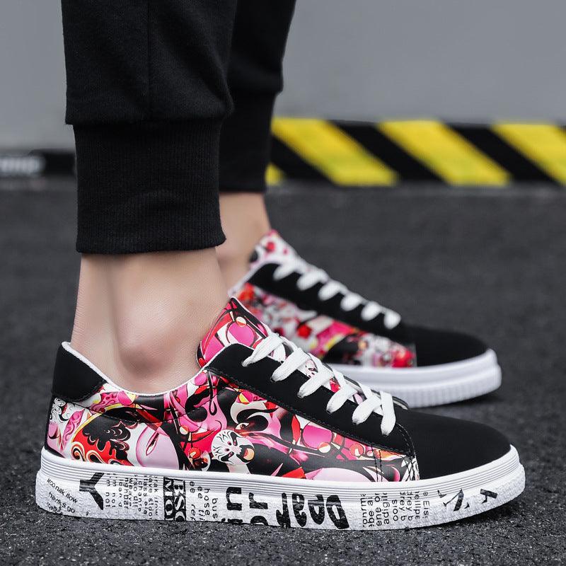 New Mens Colorful Flat Sneakers Casual Fashion Lace-Up Canvas Sport Classic Multicolor Casual Shoes Spring Autumn Vulcanized Mens Sports Walking Jogging Non Slip Sneakers