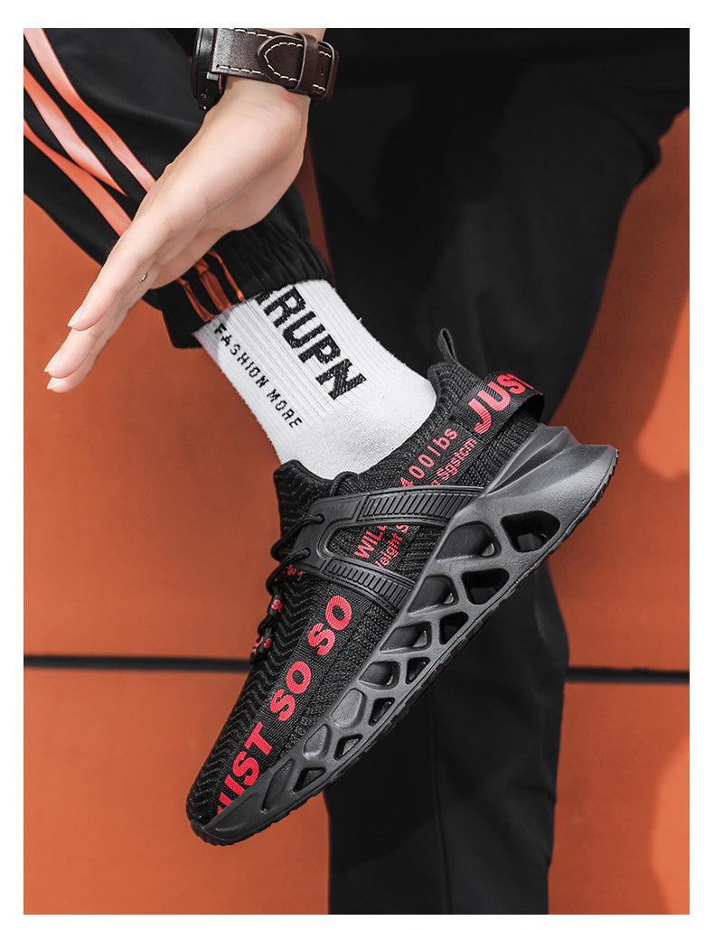 New Mens Sneakers Running Shoes Fashion Breathable Outdoor Sports Sneakers Soft Thick Bottom Athletic Men's Modern Running Sneakers For Outdoor Workout