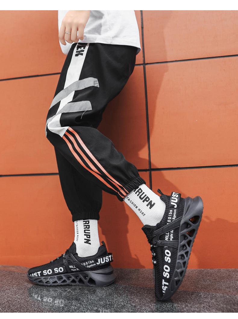 New Mens Sneakers Running Shoes Fashion Breathable Outdoor Sports Sneakers Soft Thick Bottom Athletic Men's Modern Running Sneakers For Outdoor Workout