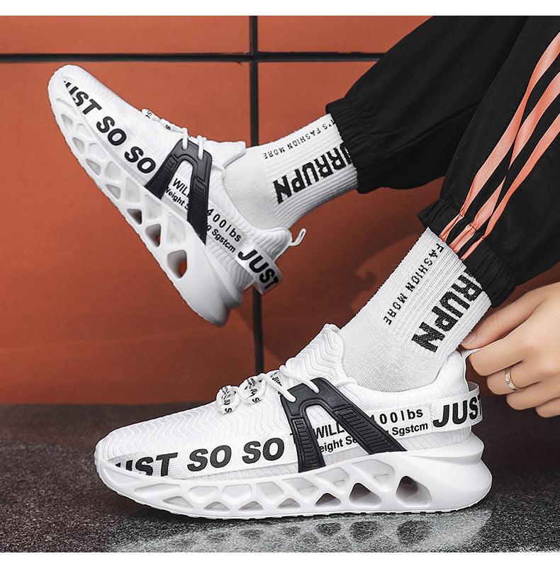 New Mens Sneakers Running Shoes Fashion Breathable Outdoor Sports Sneakers Soft Thick Bottom Athletic Men's Modern Running Sneakers For Outdoor Workout