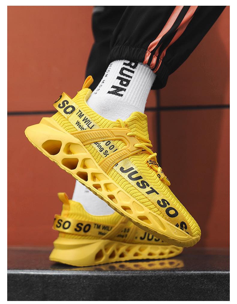 New Mens Sneakers Running Shoes Fashion Breathable Outdoor Sports Sneakers Soft Thick Bottom Athletic Men's Modern Running Sneakers For Outdoor Workout