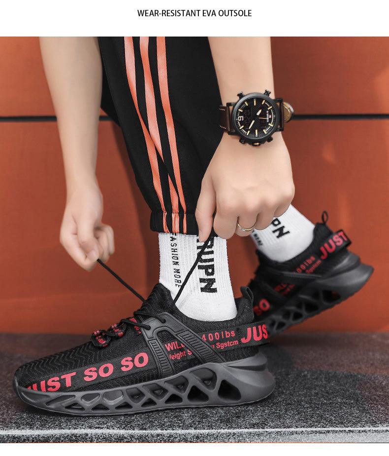 New Mens Sneakers Running Shoes Fashion Breathable Outdoor Sports Sneakers Soft Thick Bottom Athletic Men's Modern Running Sneakers For Outdoor Workout