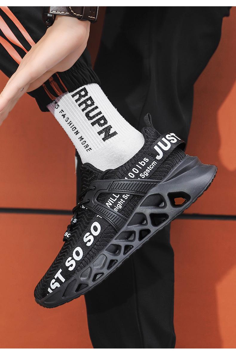 New Mens Sneakers Running Shoes Fashion Breathable Outdoor Sports Sneakers Soft Thick Bottom Athletic Men's Modern Running Sneakers For Outdoor Workout