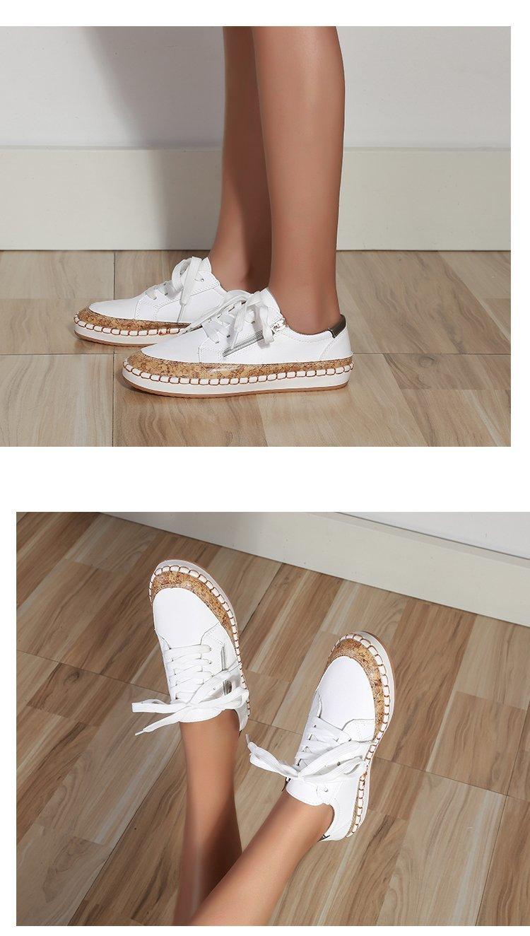 New Popular Womens Shoes Colorful Beautiful Flower Printing Shoes Lace-up Flat Women's Casual Womens Sneakers High-Quality Women's White Sports Casual Couple Shoes Summer Trainers Walking Sneakers