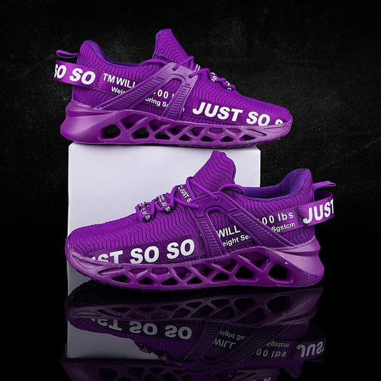 New Purple Womens Sport Sneakers Running Mesh Platform Sneakers Breathable Tennis Outdoor Lightweight Twist Bottom Breathable Tennis Sport Shoes For Workout Walking Outdoor Sport Gym