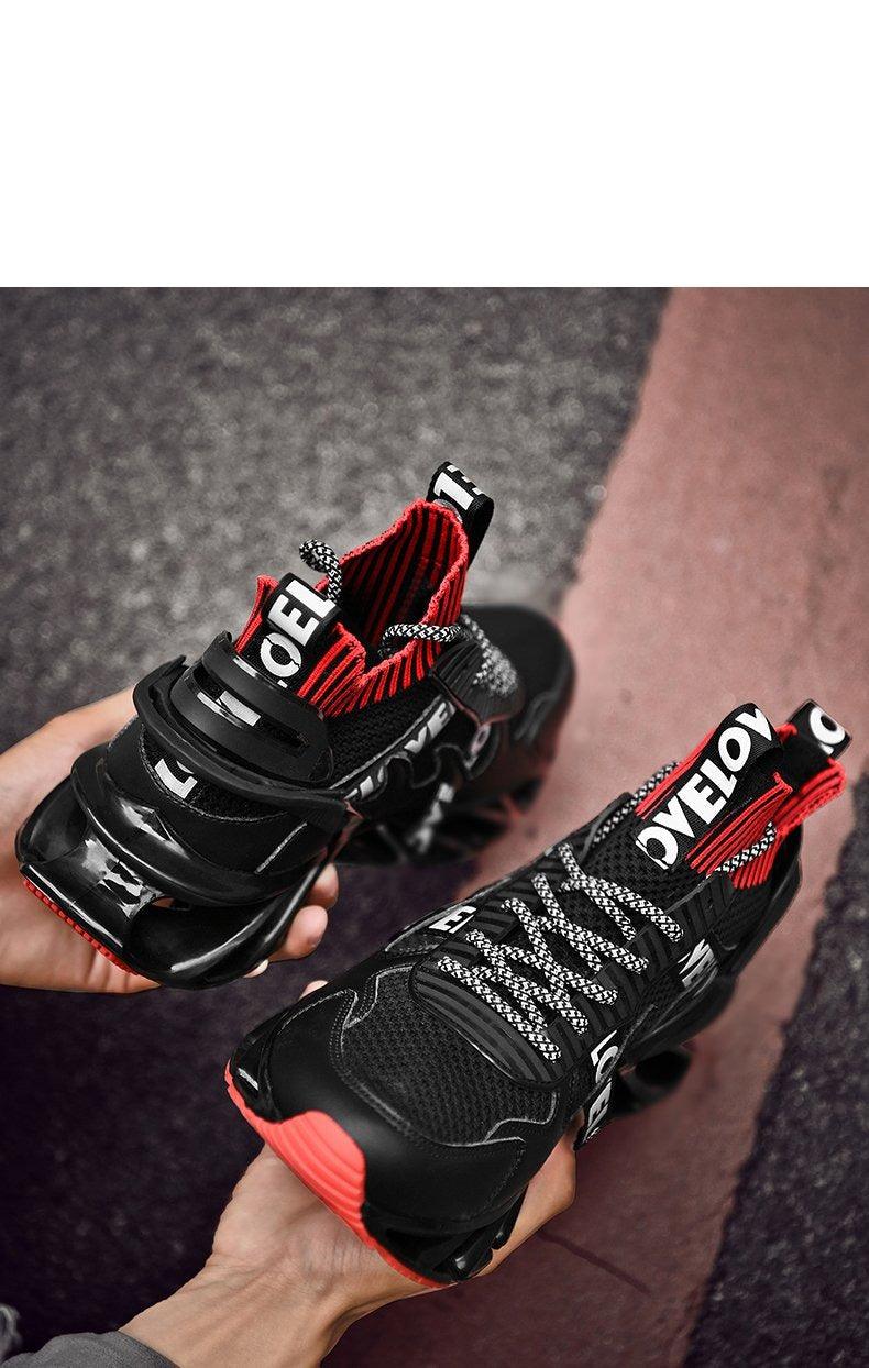 New Running Sneakers High Quality Breathable Mesh Sneakers For Jogging Walking Athletics Trainer Sports Men's Running Shoes Non Slip Athletic Tennis Walking Sneakers