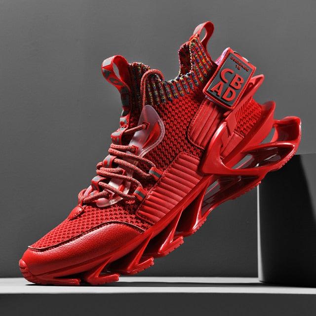 New Running Sneakers High Quality Breathable Mesh Sneakers For Jogging Walking Athletics Trainer Sports Men's Running Shoes Non Slip Athletic Tennis Walking Sneakers