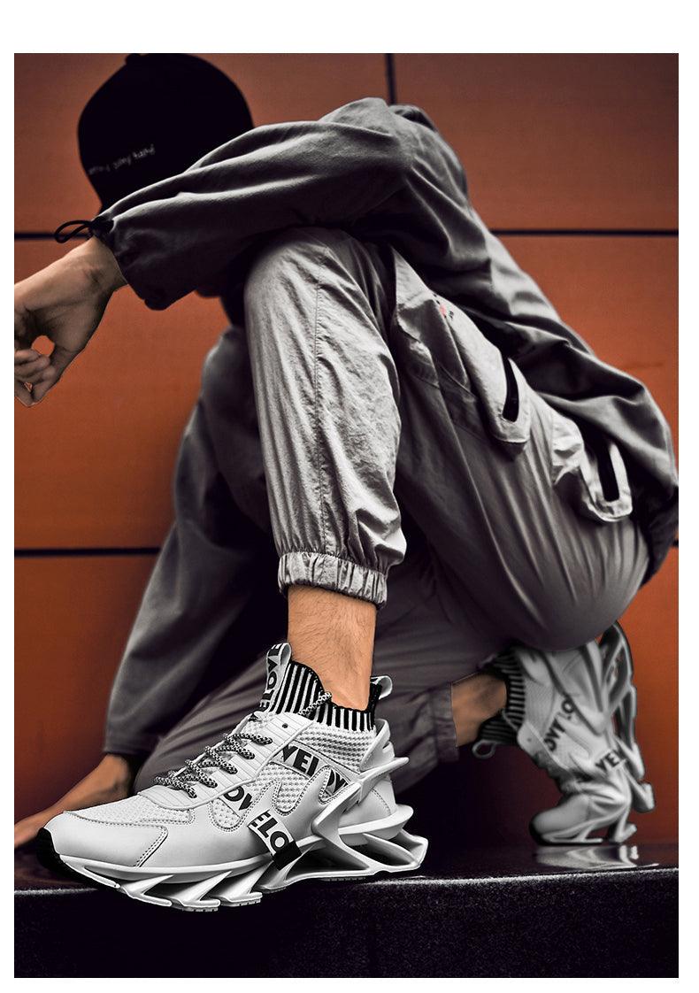 New Running Sneakers High Quality Breathable Mesh Sneakers For Jogging Walking Athletics Trainer Sports Men's Running Shoes Non Slip Athletic Tennis Walking Sneakers