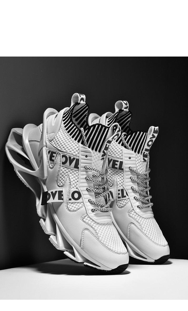 New Running Sneakers High Quality Breathable Mesh Sneakers For Jogging Walking Athletics Trainer Sports Men's Running Shoes Non Slip Athletic Tennis Walking Sneakers