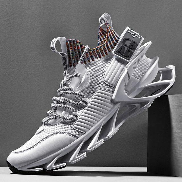 New Running Sneakers High Quality Breathable Mesh Sneakers For Jogging Walking Athletics Trainer Sports Men's Running Shoes Non Slip Athletic Tennis Walking Sneakers