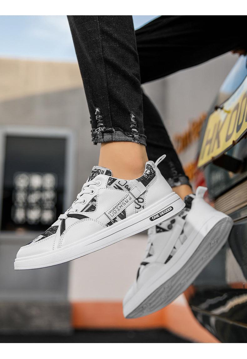 New Sports Mens Flats Sneakers Modern Design Man Running Shoes Mixed Colors Fashion Sports Black Popular Style Running Casual Walking Sneakers