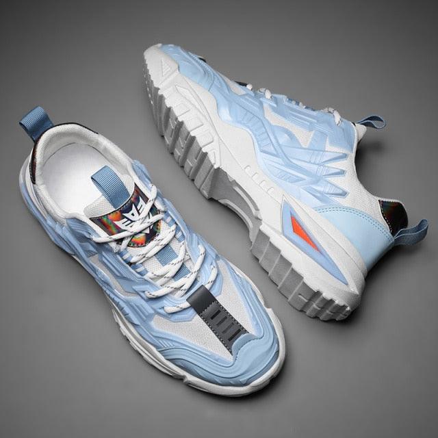 New Sports Mens Flats Sneakers Modern Design Man Running Shoes Mixed Colors Fashion Sports Black Popular Style Running Casual Walking Sneakers