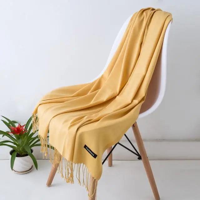 New Stylish Winter Scarf For Ladies Shawls And Wraps Neck Scarves Women Female Stoles Casual Wear Pashmina Scarf and Shawl Soft Women Pashminas