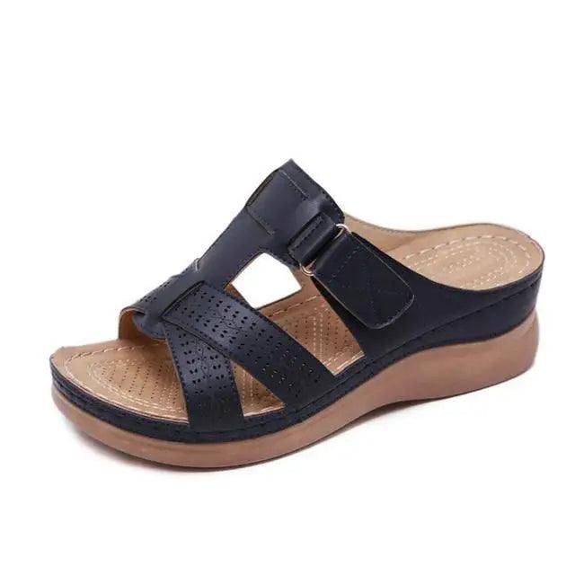 New Summer Fashion Slipper 2021 Buckle Strap Slippers with Comfortable Heel Indoor Outdoor Beach Sandals For Women