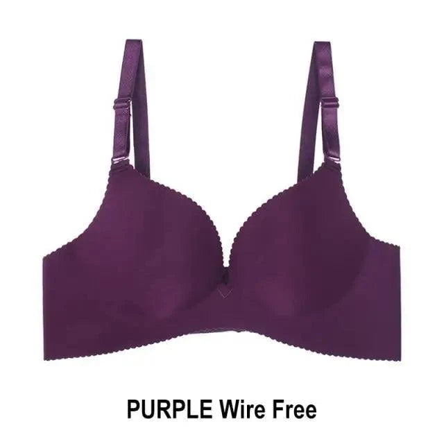 New Trendy Seamless Bras For Women Fashion Push Up Bra Wire Free Lingerie 3/4 Cup Bralette Cotton Underwear Brassiere