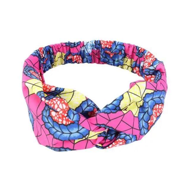 New Vintage African Print Stretch Bandana Head Wrap Long Scarf satin Floral Women Party Turban Headwear Cap Hair Accessories