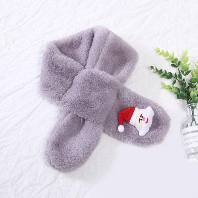 New Winter Solid Color Warm Thicken Soft Collar Scarf Faux Rabbit Fur Neckerchief Plush Warm Hot Scarfs Cross Collar Scarf Shawl Solid With Pearl Elegant For Women