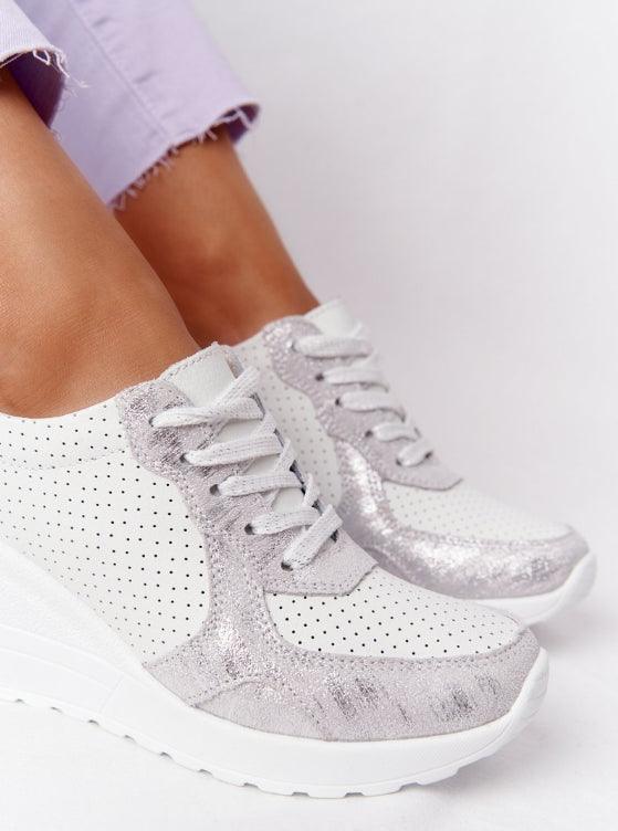 New Women Casual Shoes Height Increasing Sport Elegant Shoes Air Cushion Comfortable Sneakers Women's Vulcanize Shoes Sports Breathable Sneakers