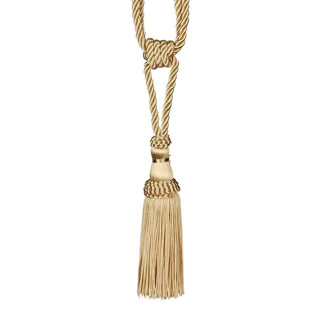 Polyester Tassel Curtain Tieback Handmade Hanging Tassels Fringe Curtains Holder Buckle Rope Decor Room Accessories European Style High-Grade Curtains Tieback Rope Tassel Holdbacks
