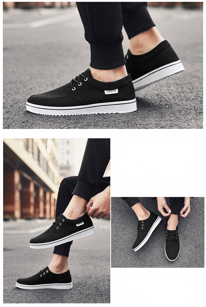 New Men's Flats High Quality Casual Shoes Handmade Shoes Casual Sports Flats Men Lightweight Comfortable Walking Shoes Outdoor Walking Sneakers For Mens