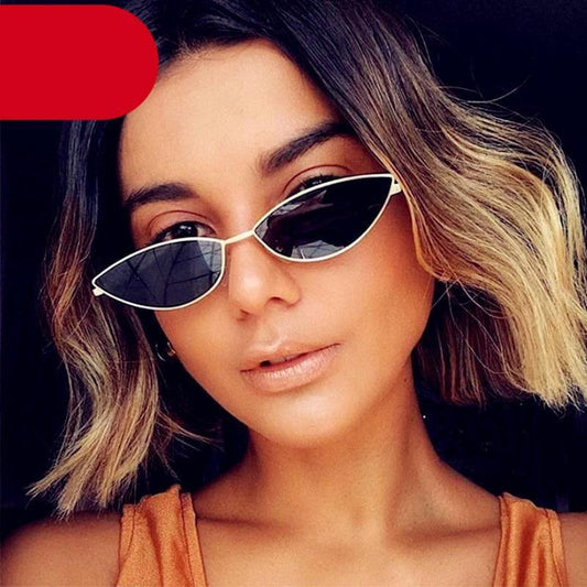 Small Frames Cat Eye Sunglasses For Women New Vintage Classic Mirror Eyewear For Women/Men & Designer Glasses For Women Eleagnt Retro Modern Style for All Occasion Eyewear Women's