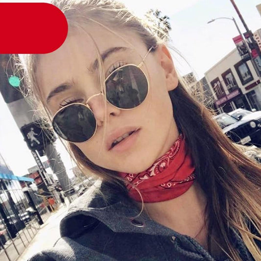 Small Round Polarized Sunglasses for Women Men Classic Vintage Retro Shades UV400  Luxury Oval Shape  Sunglasses For  Women New Branded Style  Eyewear For Women/Men New Small Round Shape Glasses