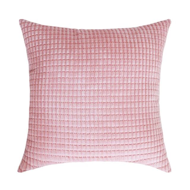 Soft Polyester Cushion Cover Corn Striped Pillow Cozy Throw Pillow Covers Cases for Couch Bed Sofa Ultra Soft Striped Cover Nordic Home Decor Throw Pillow Case Car Living Room Autumn Decoration