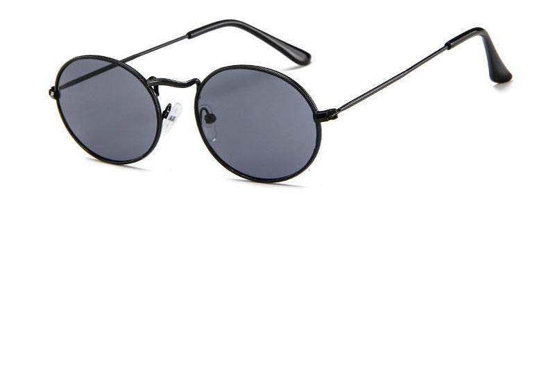 Stylish Round Sunglasses Vintage Design Oval Sunglasses For Women Luxury Circle Shaped Glasses For Women Anti-reflective Fashion Eyeglasses