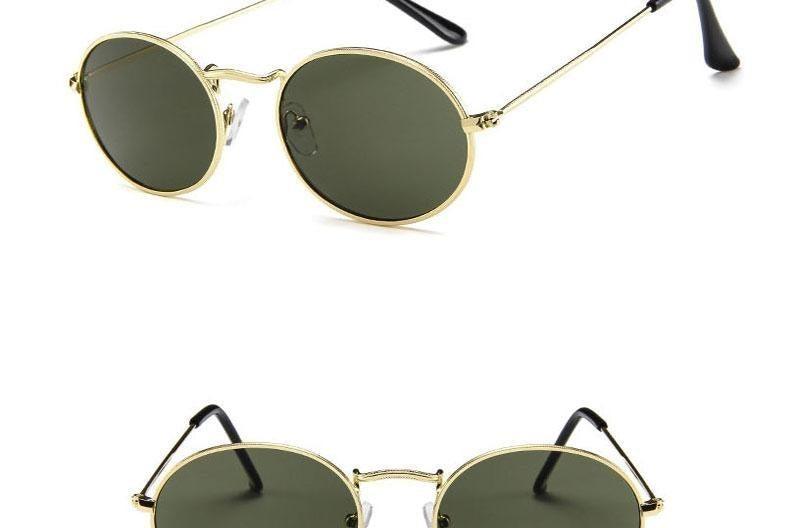 Stylish Round Sunglasses Vintage Design Oval Sunglasses For Women Luxury Circle Shaped Glasses For Women Anti-reflective Fashion Eyeglasses