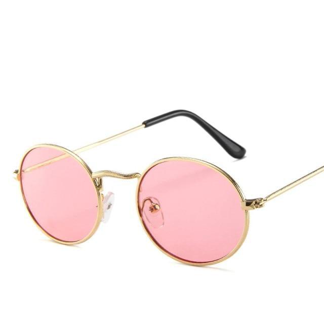 Stylish Round Sunglasses Vintage Design Oval Sunglasses For Women Luxury Circle Shaped Glasses For Women Anti-reflective Fashion Eyeglasses