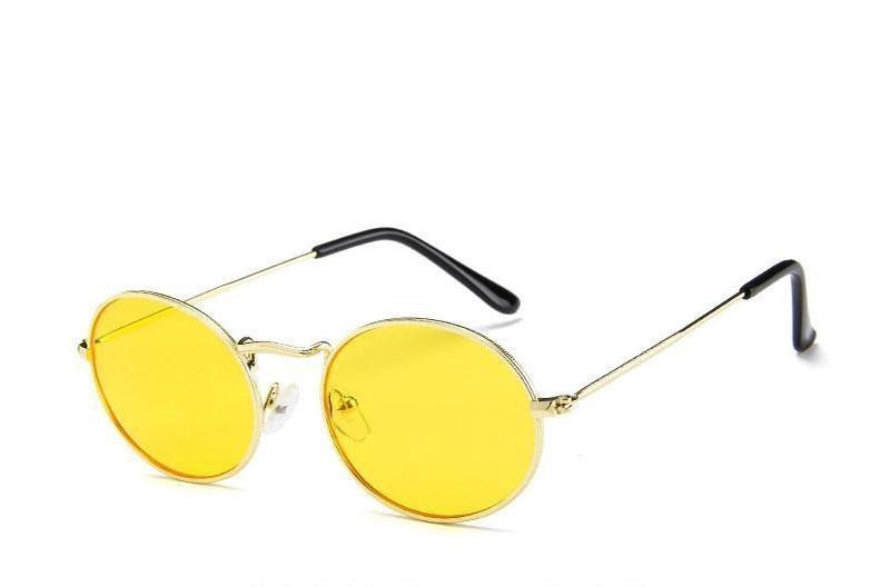 Stylish Round Sunglasses Vintage Design Oval Sunglasses For Women Luxury Circle Shaped Glasses For Women Anti-reflective Fashion Eyeglasses