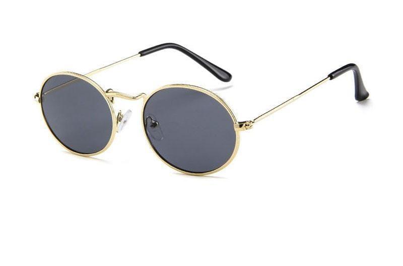 Stylish Round Sunglasses Vintage Design Oval Sunglasses For Women Luxury Circle Shaped Glasses For Women Anti-reflective Fashion Eyeglasses