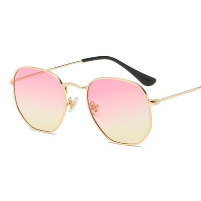 Stylish Small Round Polarized Sunglasses for Men Women Sunglasses For Hexagon Shape Sunglasses New Women Sunglasses In Metal Colorful Frame Glasses Eyewear For Men Women