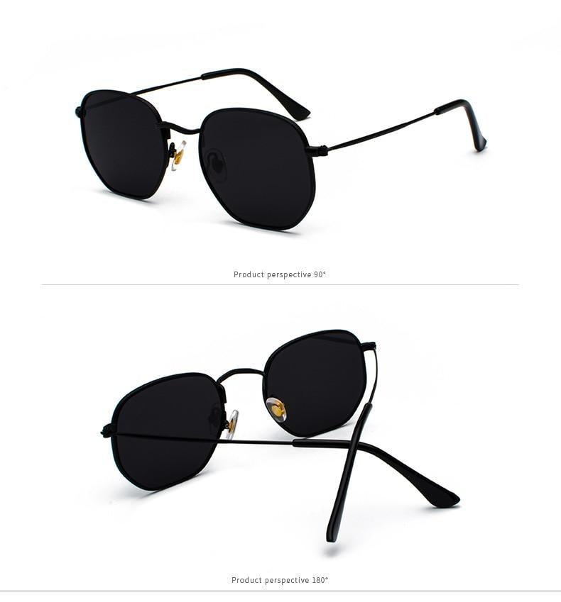 Stylish Small Round Polarized Sunglasses for Men Women Sunglasses For Hexagon Shape Sunglasses New Women Sunglasses In Metal Colorful Frame Glasses Eyewear For Men Women