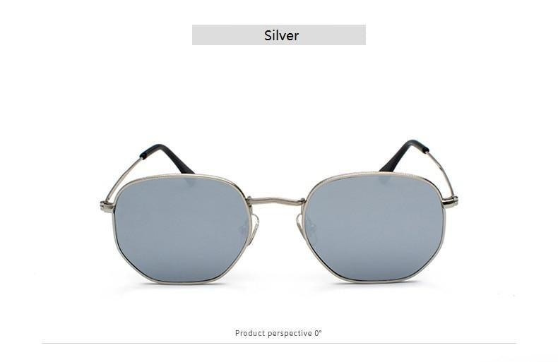 Stylish Small Round Polarized Sunglasses for Men Women Sunglasses For Hexagon Shape Sunglasses New Women Sunglasses In Metal Colorful Frame Glasses Eyewear For Men Women
