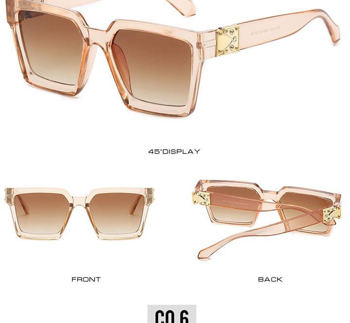 Stylish Square Sunglasses For Women & Luxury Eyeglasses For Women And Men square Sun Glasses For Men Eyewear Women Oversized Square Frame Sunglasses Multiple Tinted Glitter Inspired Stylish Shades