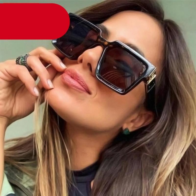 Stylish Square Sunglasses For Women & Luxury Eyeglasses For Women And Men square Sun Glasses For Men Eyewear Women Oversized Square Frame Sunglasses Multiple Tinted Glitter Inspired Stylish Shades